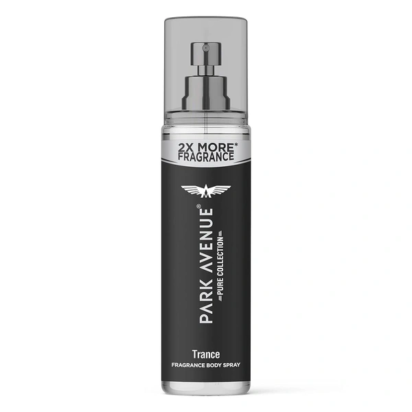 Park Avenue Pure Collection Trance Fragrance Body Spray for Men, 135ml - 135ML, BLACK