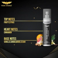 Park Avenue Pure Collection Trance Fragrance Body Spray for Men, 135ml - 135ML, BLACK