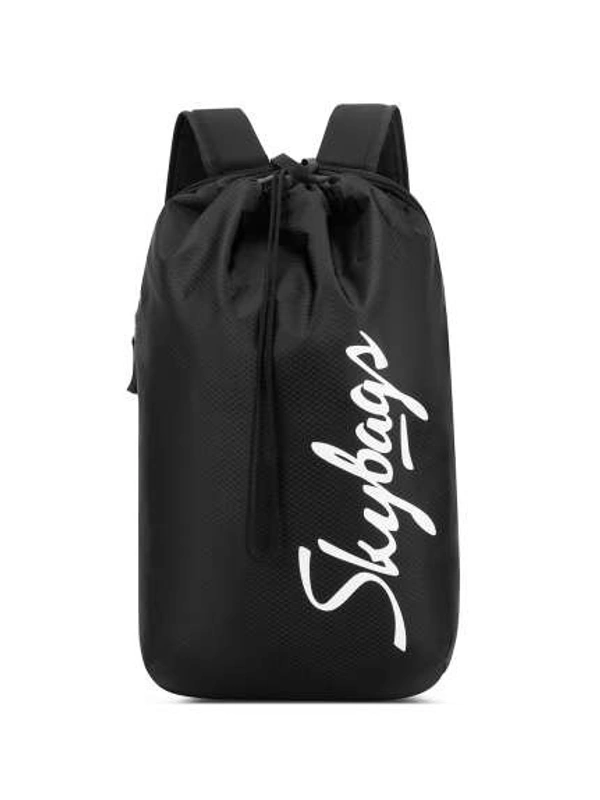 skybags unisex brand logo printed backpack - onesize, black