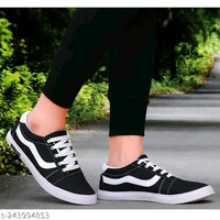 STYLISH CASUALS TRENDING SHOES FOR MEN (BLACK) WITH FREE GIFT - IND-6 IND-7 IND-8 IND-9 IND-10, Mine Shaft