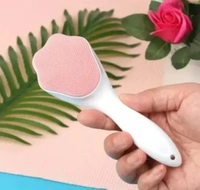 1 Pack  Face Scrubber Exfoliating Brush, Manual Handheld Facial Cleansing Brush Blackhead Scrubber, Soft Food Grade Silicone bristles for Face Skincare (Pink, 1) - Pink
