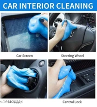 Super Cleaning Gel High-Tech Cleaning Compound Gel for Car AC Vent & Dashboard Keyboard Vehicle Interior Cleaner (Blue) (super clean car & keyboard cleaning gel) (Pack of 2) - Melrose