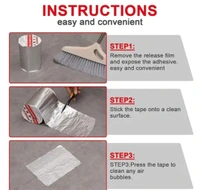 Leakage Repair Waterproof Tape For Pipe Roof Water Solution Aluminium Foil Adhesive Sealing butyl rubber tape, Sealing Tape for Leakage  - White
