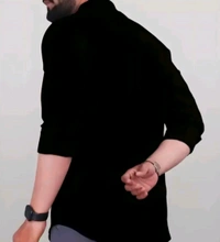 Premium Black Formal Shirt For Men - Black, XL