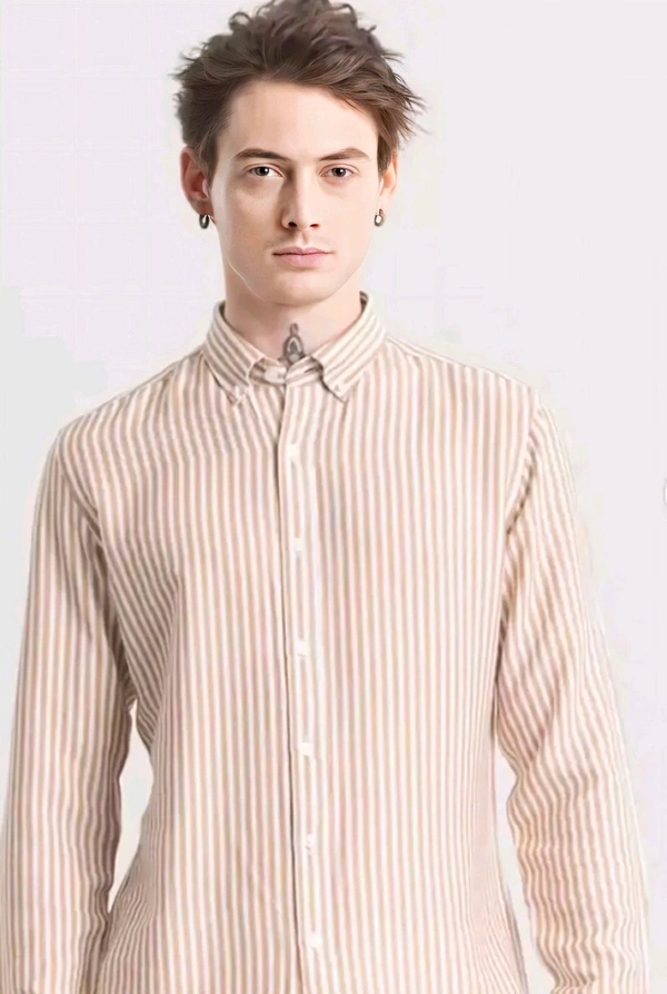 Men's Stripe Lining Shirt  - Portafino, M