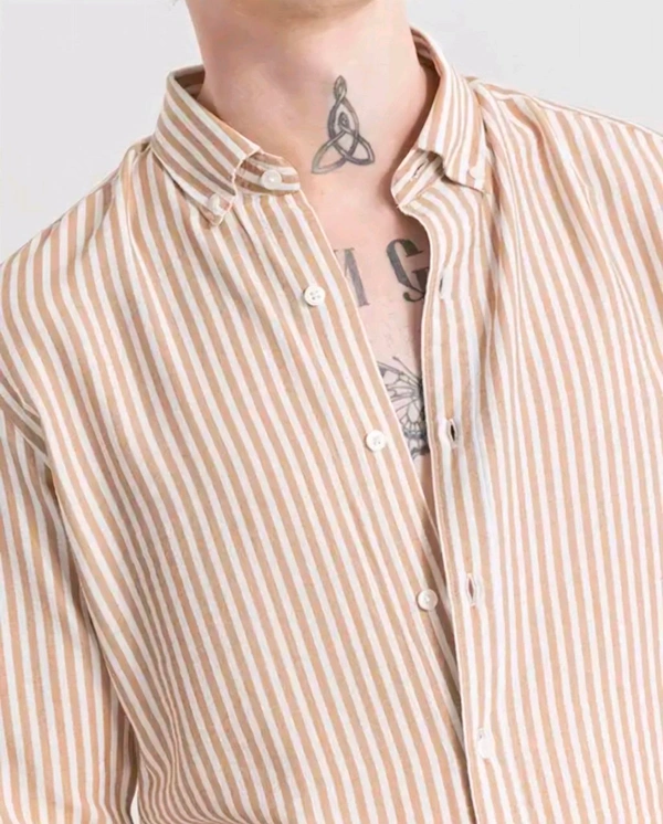 Men's Stripe Lining Shirt  - Portafino, M