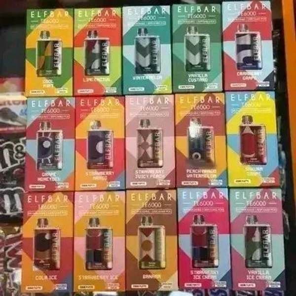 Elfbar Te6000 All Flavours