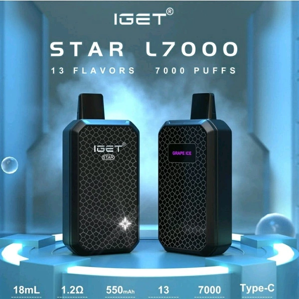 IGET STAR L7000 Disposable Vape India | 7000 Puffs