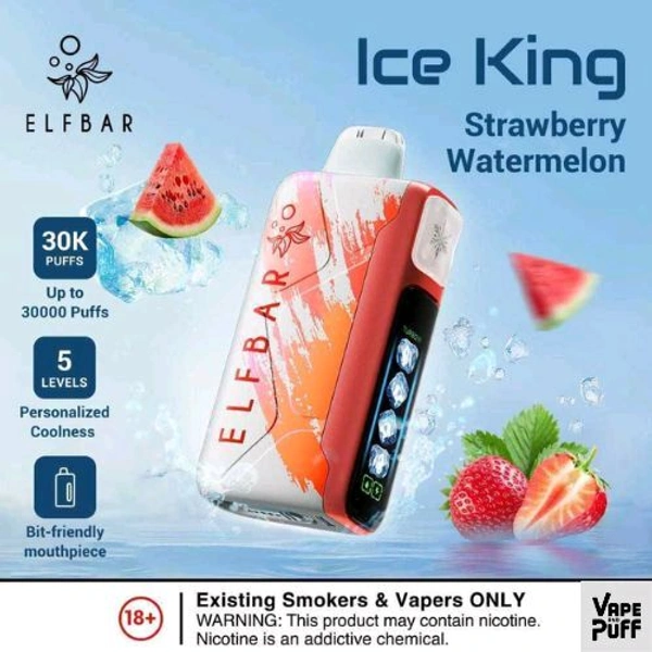 Elfbar ice King 30k Puffs Strawberry Watermelon