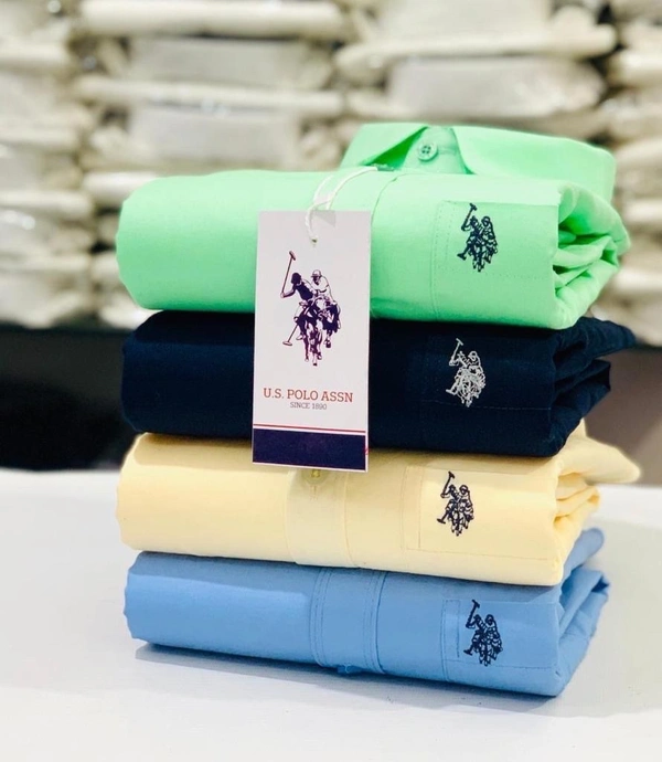 Us polo US POLO 4-Pack Plain Shirts Combo – Timeless Style and Comfort - M-38