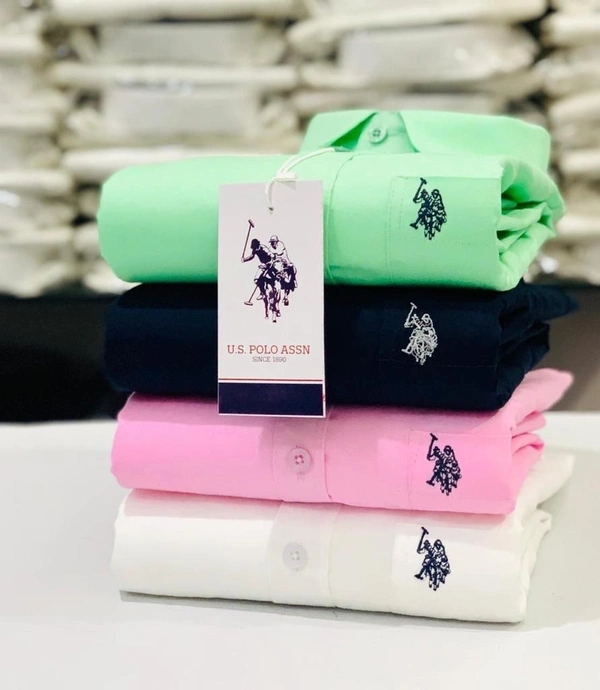 Us polo US POLO 4-Pack Plain Shirts Combo – Timeless Style and Comfort - XL-42