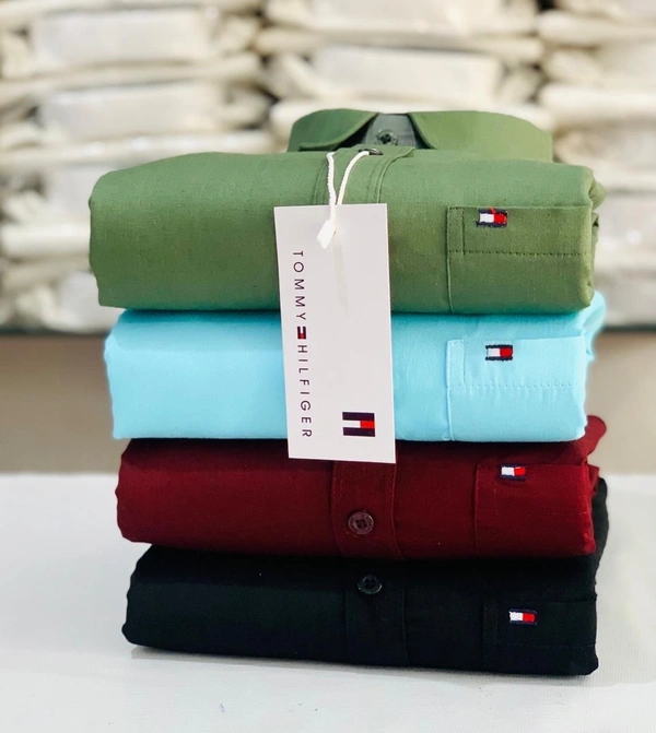 Us polo Tommy 4-Pack Plain Shirts Combo – Timeless Style and Comfort - XL-42