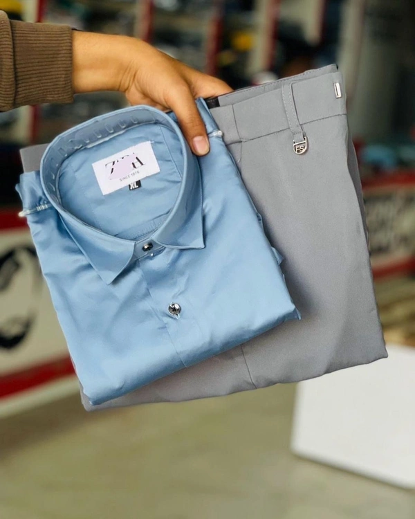 Zara Combo Shirt Pant Combo – Timeless Style and Comfort - S-36, 30
