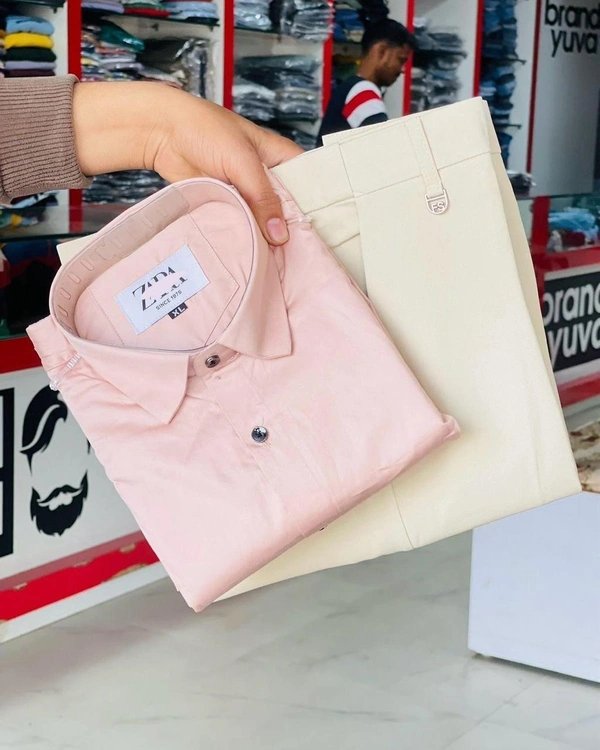 Zara Combo Shirt Pant Combo – Timeless Style and Comfort - M-38, 32