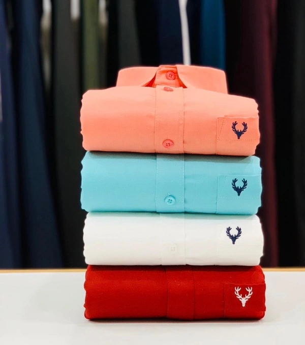Allen Solly Allen 4-Pack Plain Shirts Combo – Timeless Style and Comfort - XXL-44