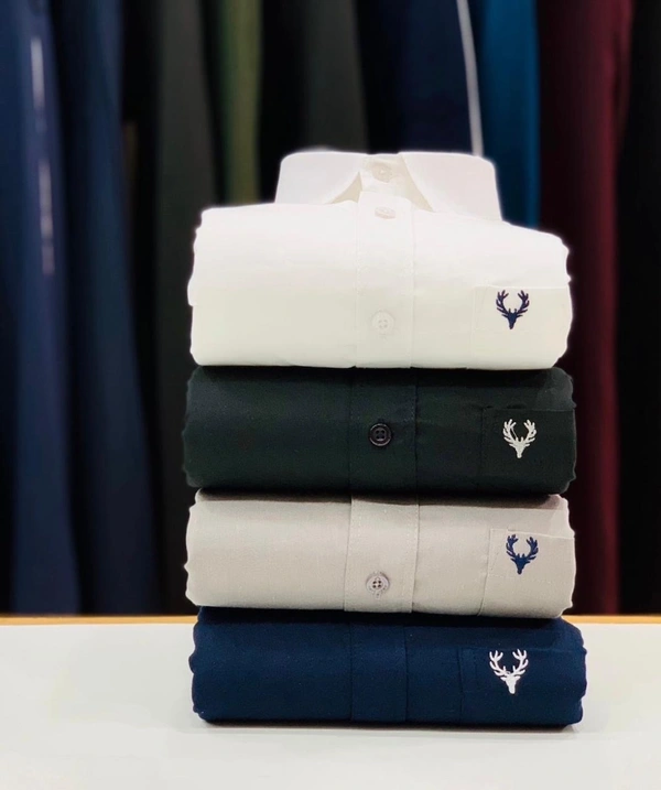 Allen Solly Allen 4-Pack Plain Shirts Combo – Timeless Style and Comfort - M-38