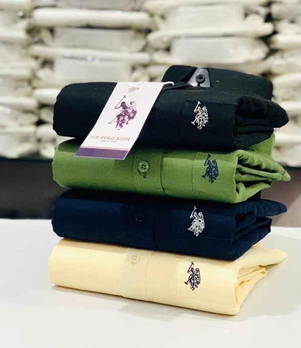 Us Plain Formal Shirt Combo – 4 Piece ComboTimeless Style And Comfort - L-40