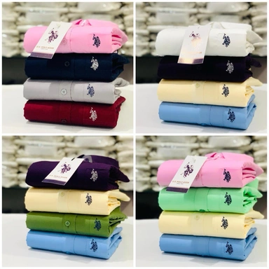 Us Polo Plain Shirt Combo