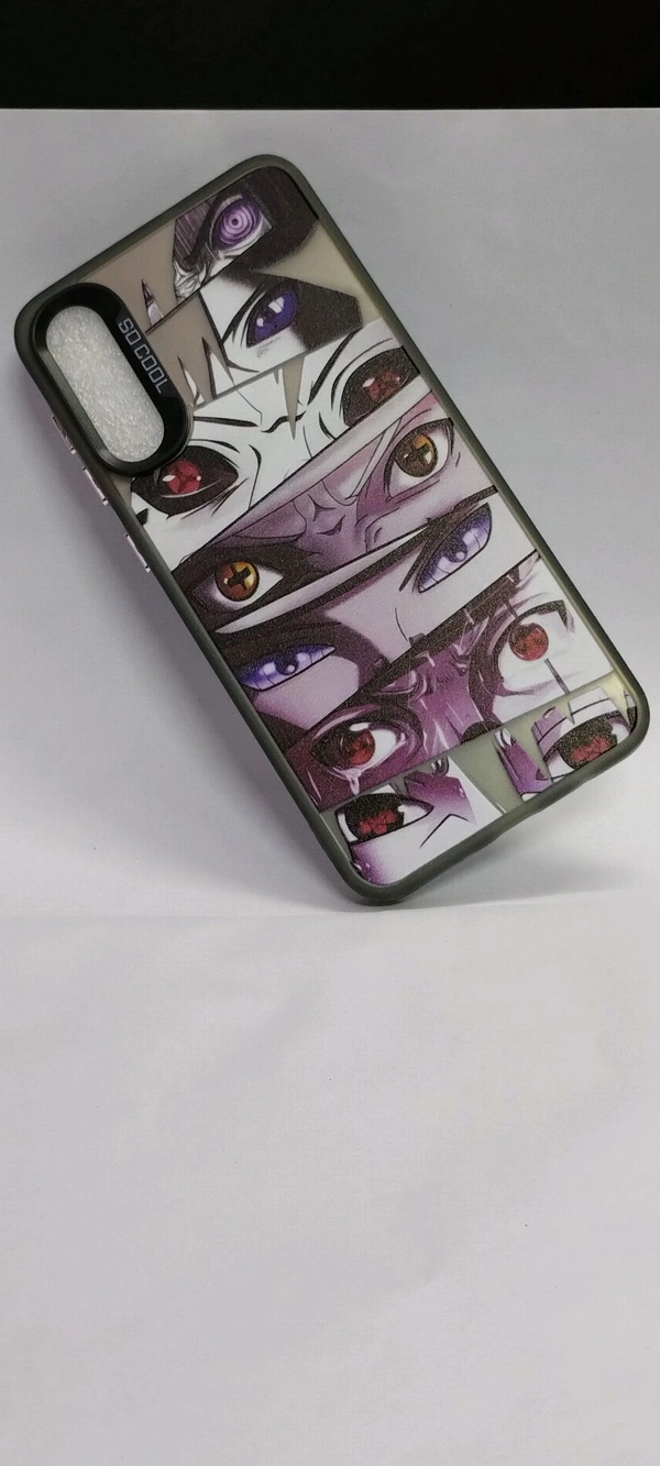 Premium Printed Soft Back Case for Samsung Galaxy A50 - Naruto Eye Design
 - (Samsung Galaxy A50)