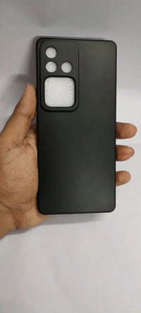 Matte Black Soft TPU Back Case for Vivo V30 Pro 5G – Slim, Stylish & Protective - Black, Vivo V30 Pro 5G