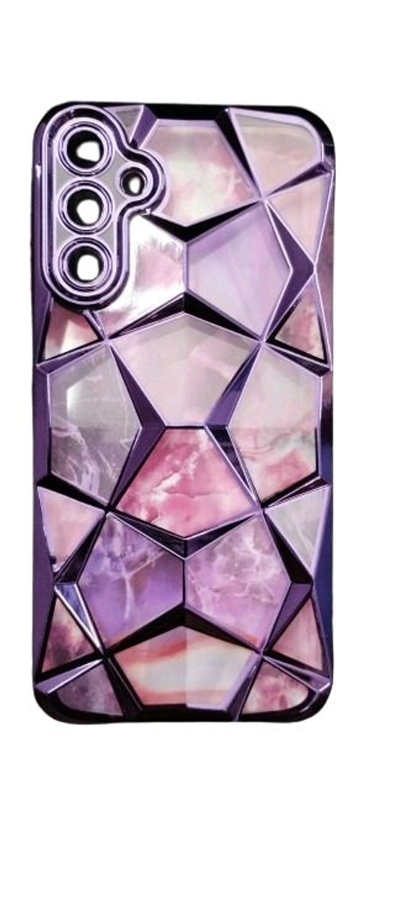 Back Cover for Samsung A15 5G in purple color (Camera Bump Protector, pack of: 1) - Samsung A15 5G, Blush Pink