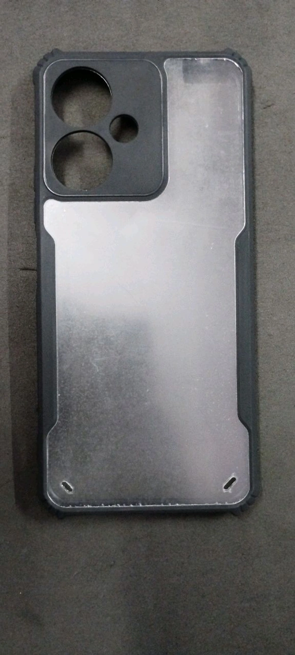 REDMI 13C 5G BACK COVER ALSO COMPATIBLE WITH (13R) - Black, REDMI 13C 5G