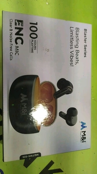 Premium M&i TWS-926 | 100-Hr Playtime | ENC Mic | Deep Bass - Black, Universal Fit