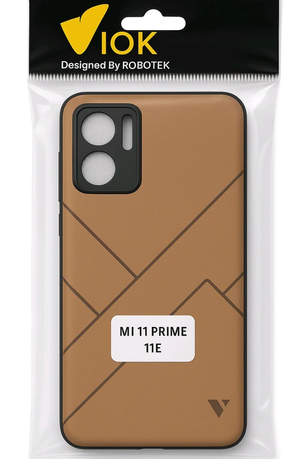 Designer Geometric Back Cover for MI 11 Prime(5G) / Redmi Note 11E (5G)
 - Raw Sienna, MI 11 Prime(5G)