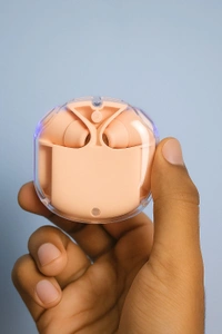  Ultrapods Pro INPODS Wireless Earbuds with Digital Display Case - Pink Lace, Universal