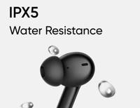 realme Buds T110 (RMA2306) with AI ENC for calls, 38 hours of Playback and Deep Bass Bluetooth Headset (Punk Black, True Wireless) - Black, Universal