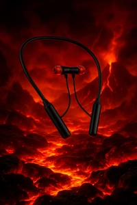 MS STAR BOSS Bluetooth Wireless Neckband Earphones with Deep Bass & 30H Playtime - Black, Universal
