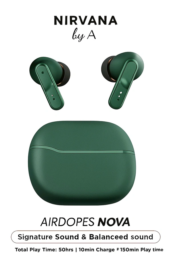 boAt Nirvana Airdopes NOVA True Wireless Earbuds
 - Universal, Teal