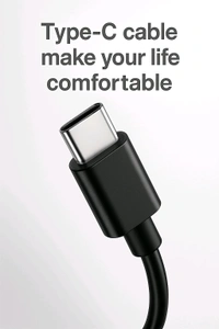 boAt Premium Metal Series Type-C Wired Earphones - Black, Universal