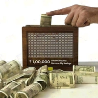 1 Lakh Wooden Money Box