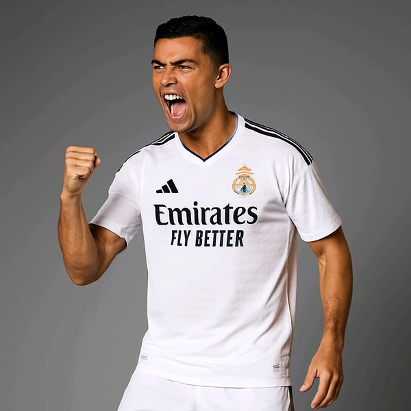 Ronaldo Real Madrid Jersey 🤩for Football ⚽ Lovers - White, S M XL