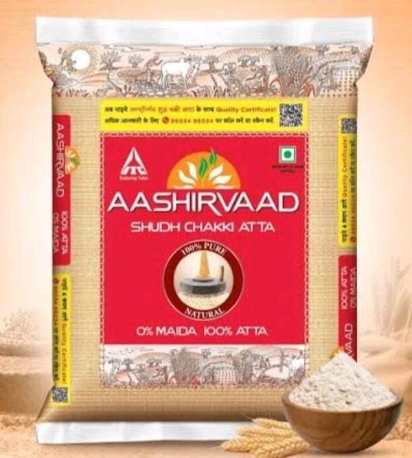 AASHIRVAAD SHUDH CHAKKI ATTA - 5kg