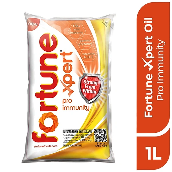 Fortune Xpert Pro Immunity Blended Oil Pouch (Mix Tel) (1

L)