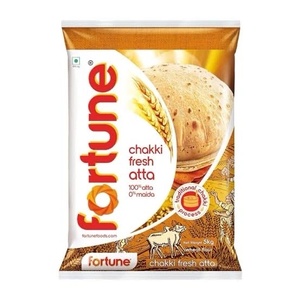 Fortune Chakki Fresh Atta (Gomer aata)  - 1 Kg