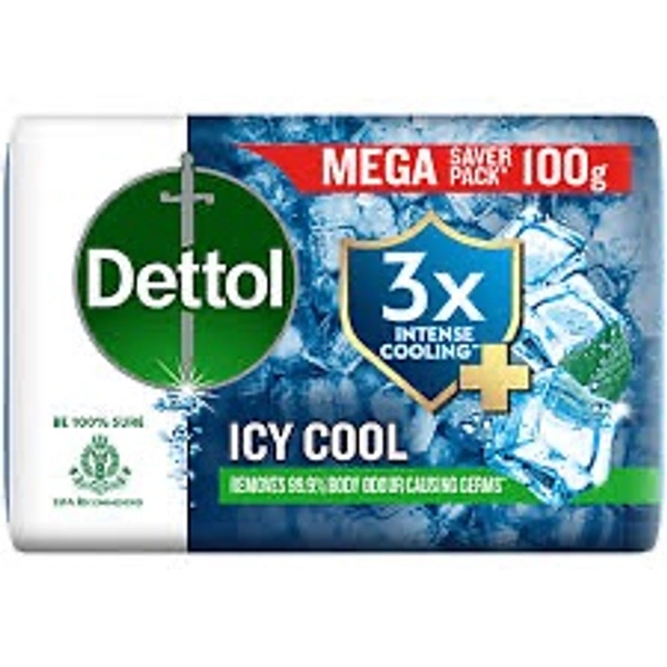 Detol Icy Cool Bathing Soap - 100 Grams
