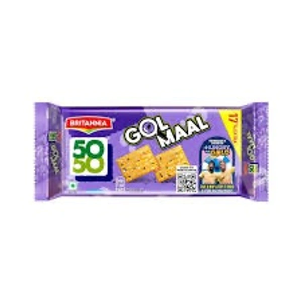 Britannia 50-50 Golmaal Salted Biscuit Salted Biscuit (Nonta Biscuit) (170 g)
