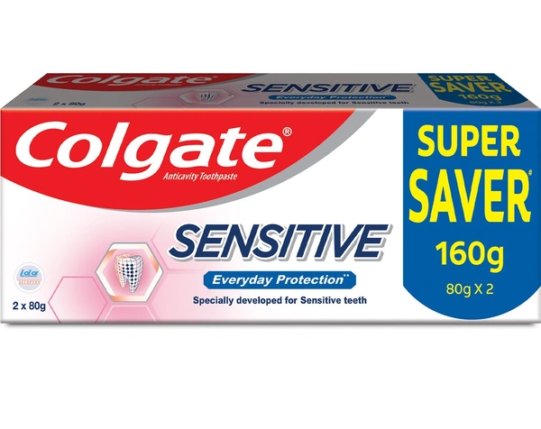 Colgate Sensitive Everyday Protection Toothpaste For Sensitive Teeth - 80 Grams