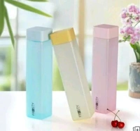 Frosly Twist Plastic Food Grade Fridge Square Water Bottle Gift Set(6 pieces, 1L,Multi) | 950 milliliter