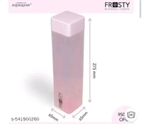 Frosly Twist Plastic Food Grade Fridge Square Water Bottle Gift Set(6 pieces, 1L,Multi) | 950 milliliter