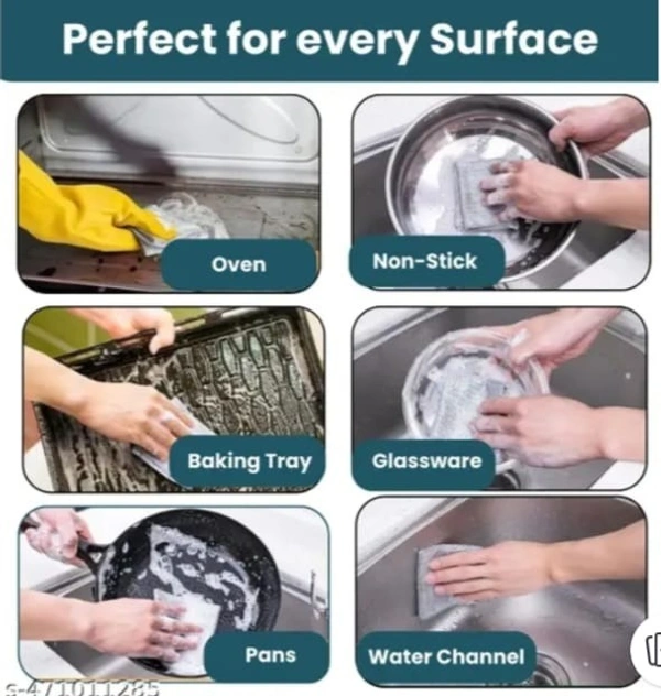 25 PACK Desinger scrubs & sponges Non-Scratch Wire Dishcloth &gapes Cleaning Brush, Multipurpose Wire Dishwashing Rages for Wet and Dry Easy Rinsing Reuasabless, Wire Cleaning Cloth For kitchen, Sinks, dish wash scrub