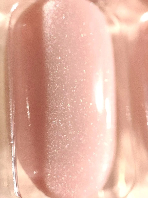 Elegant Nude Press-On Nails | Cat Eye Effect (DELOFIL - C-27) - Negroni