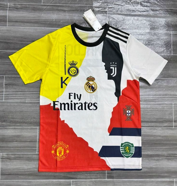 G.O.A.T RONALDO ALL CLUB JERSEY CRISTIANO| RONALDO | CR7 | CRISTIANO RONALDO  - S