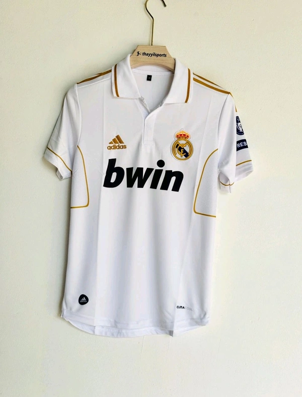REAL MADRID 2011-12 HOME KIT RAMOS POLO EMBROIDERY - M