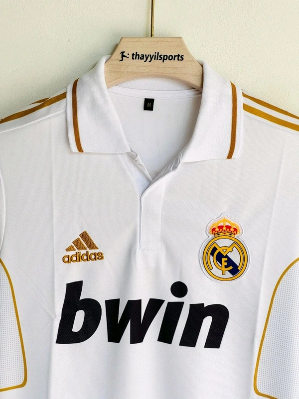 REAL MADRID 2011-12 HOME KIT RAMOS POLO EMBROIDERY - M