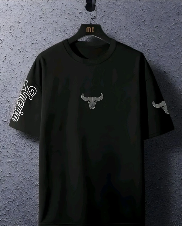 Trending Oversized Tshirt  - Black, XL
