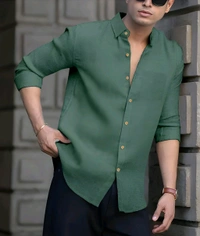 New Summer Linen Outfit With Primium Look  - Black, XXL